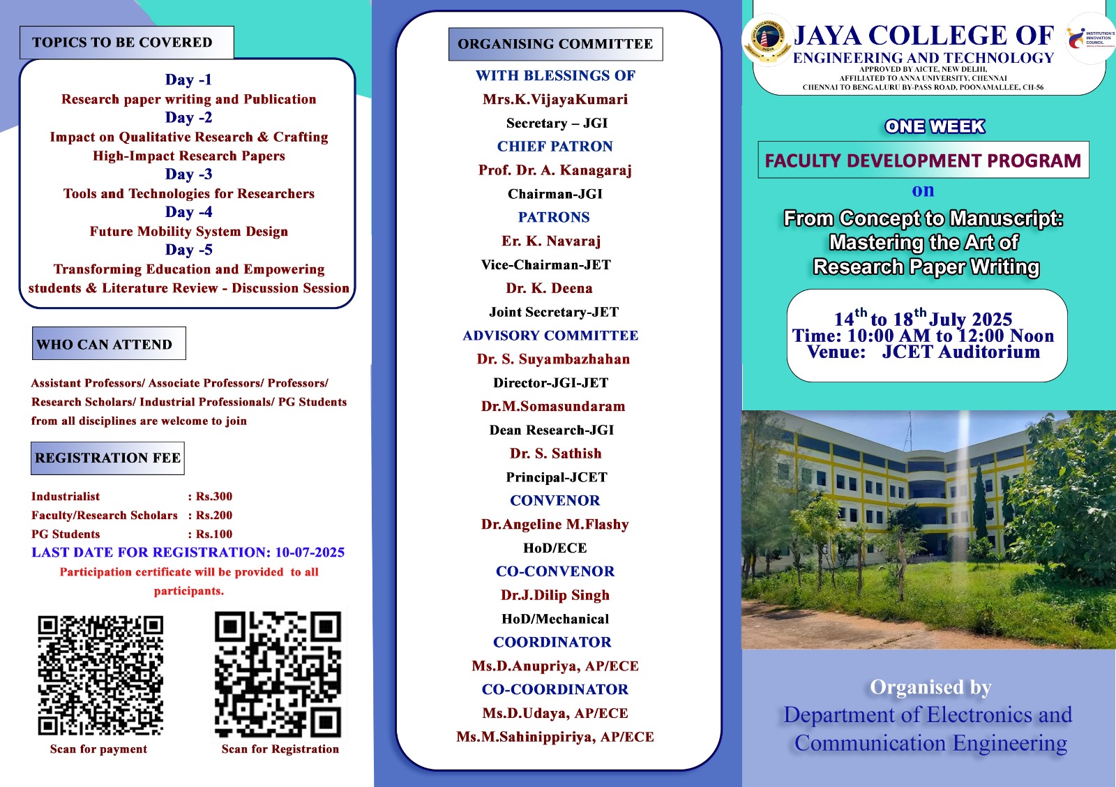 FDP on From Concept to Manuscript: Mastering the Art of Research Paper Writing 2025